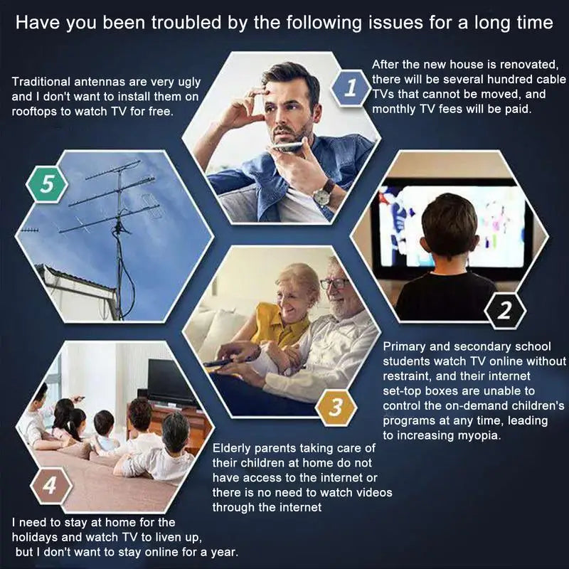 HD Indoor TV Antenna Amplifier